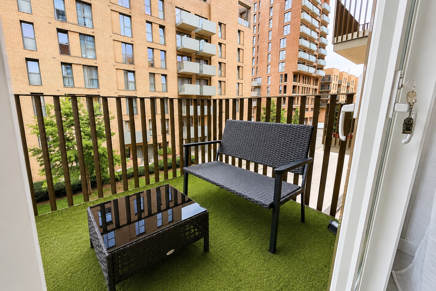 Balcony, Eider Apartments
