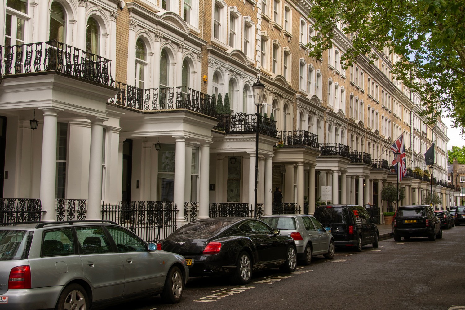An elegant London residential street