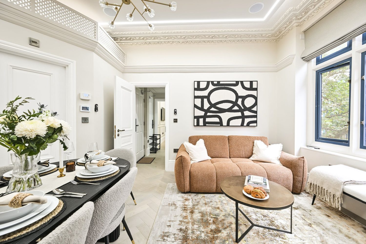 Living & dining, Shaldon Mansions
